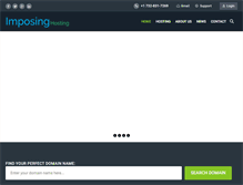 Tablet Screenshot of imposinghosting.com